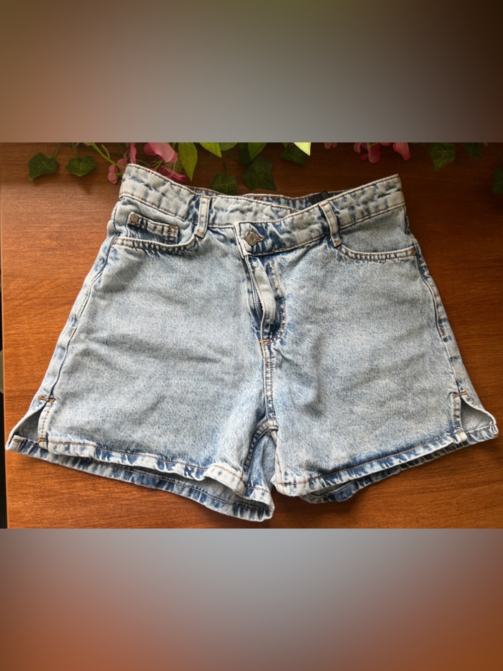 Zara Light Blue Women's Denim Jean Shorts